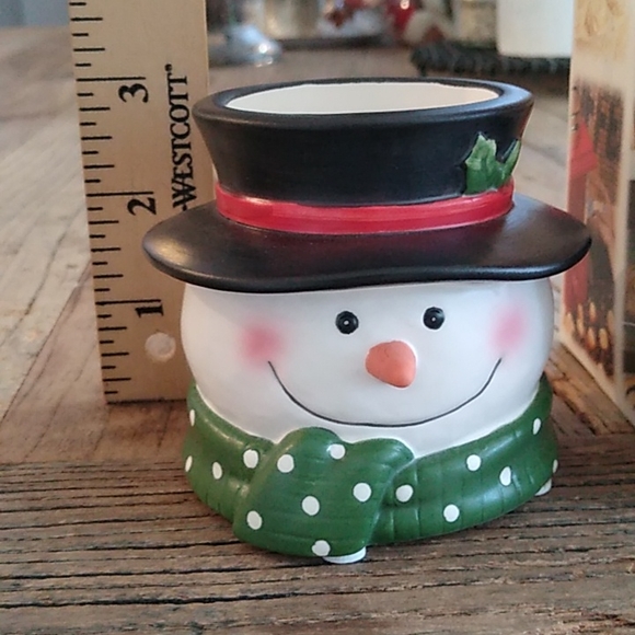 Brand new Yankee Candle Snowman Jack Frost ceramic candle holder - Picture 5 of 5